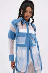 CELINE BUTTON DOWN TOP