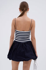 SAIL AWAY WITH ME STRIPE MINI DRESS