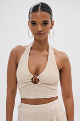 HOLLYWOOD SLINKY TEXTURED BRALETTE