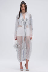 SPARKLE AND SHINE BLOUSE IN WHITE