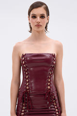 YOU KNOW I WANT YOU BABY LACE UP CORSET