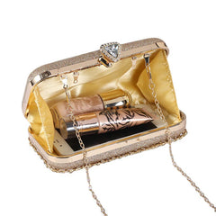Diamond-Encrusted Evening Clutch for Dinner and Banquet
