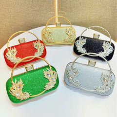Rhinestone Evening Clutch for Women – Formal Banquet & Wedding Handbag