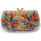 Luxury Large Flower Evening Handbag for Women – Elegant Formal Event Clutch Bag