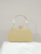 Elegant Pearl Evening Bag with Crossbody Strap for Dinner and Formal Events