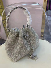2025 High-End Pink Rainbow Diamond Evening Bag - Rhinestone Crossbody Handbag for Women