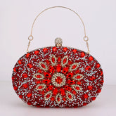 Rhinestone Evening Clutch Bag for Women – Formal Dinner and Banquet Handbag