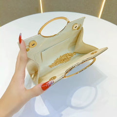 Fashion Evening Bag – Shiny Rhinestone Wedding Bridesmaid and Banquet Crossbody Bag