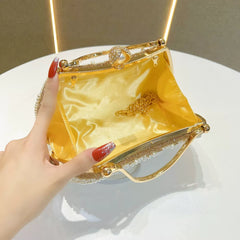 Pearl Evening Clutch for Women – Formal Wedding & Banquet Shoulder Bag