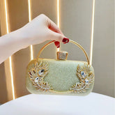 Rhinestone Evening Clutch for Women – Formal Banquet & Wedding Handbag