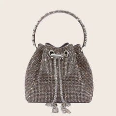 New High-End Diamond Clutch Bag for Women – Chain Evening Banquet Dinner Bag