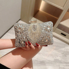 Crystal Rhinestone Clutch – Sparkling Evening Bag for Women
