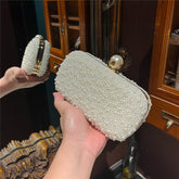 Pearl Evening Clutch for Dinner and Banquet, Ideal for Cheongsam and Formal Dresses