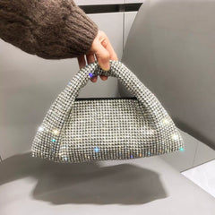 European and American Rhinestone Handbag – New Chain Shoulder and Crossbody Bag for Women