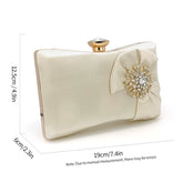 Elegant Diamond-Encrusted Evening Clutch Bag – Retro Fairy Small Shoulder Bag for Ladies