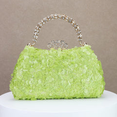 Beaded Rhinestone Clutch for Dinner and Banquet Parties