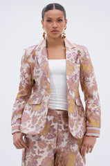 SLOW MOTION BROCADE BLAZER