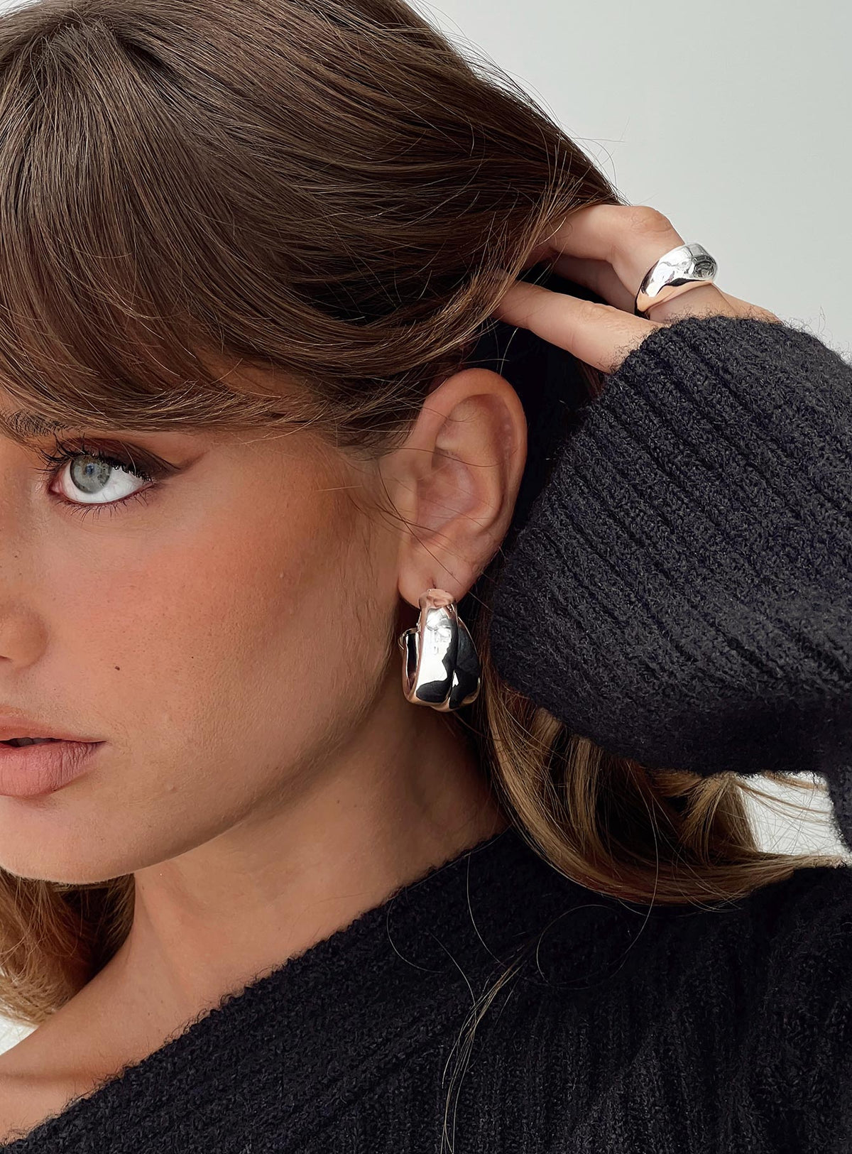 Zaveri Earrings Silver