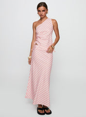 Wanna Dance Asymmetrical Set Pink Stripe