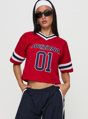 U of A Football Jersey Red