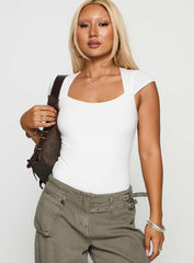 Want You Forever Bodysuit White