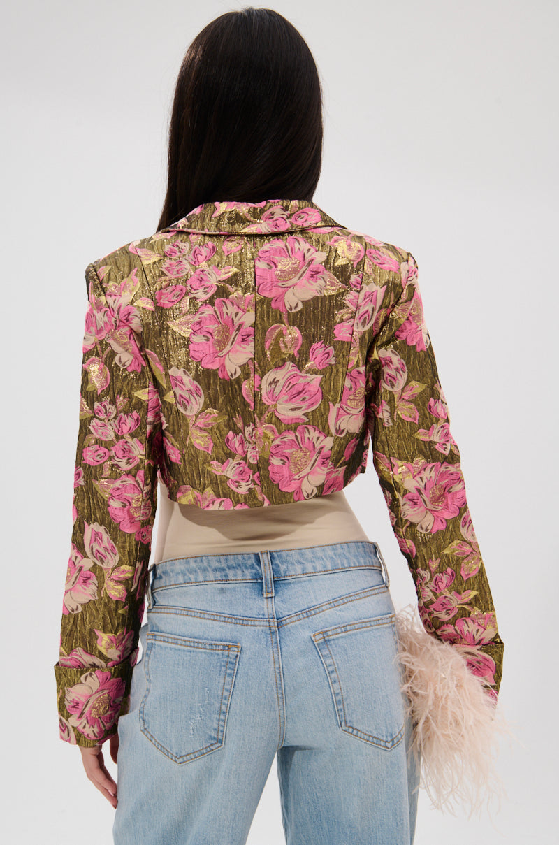 LIGHT THE WAY BROCADE BLAZER