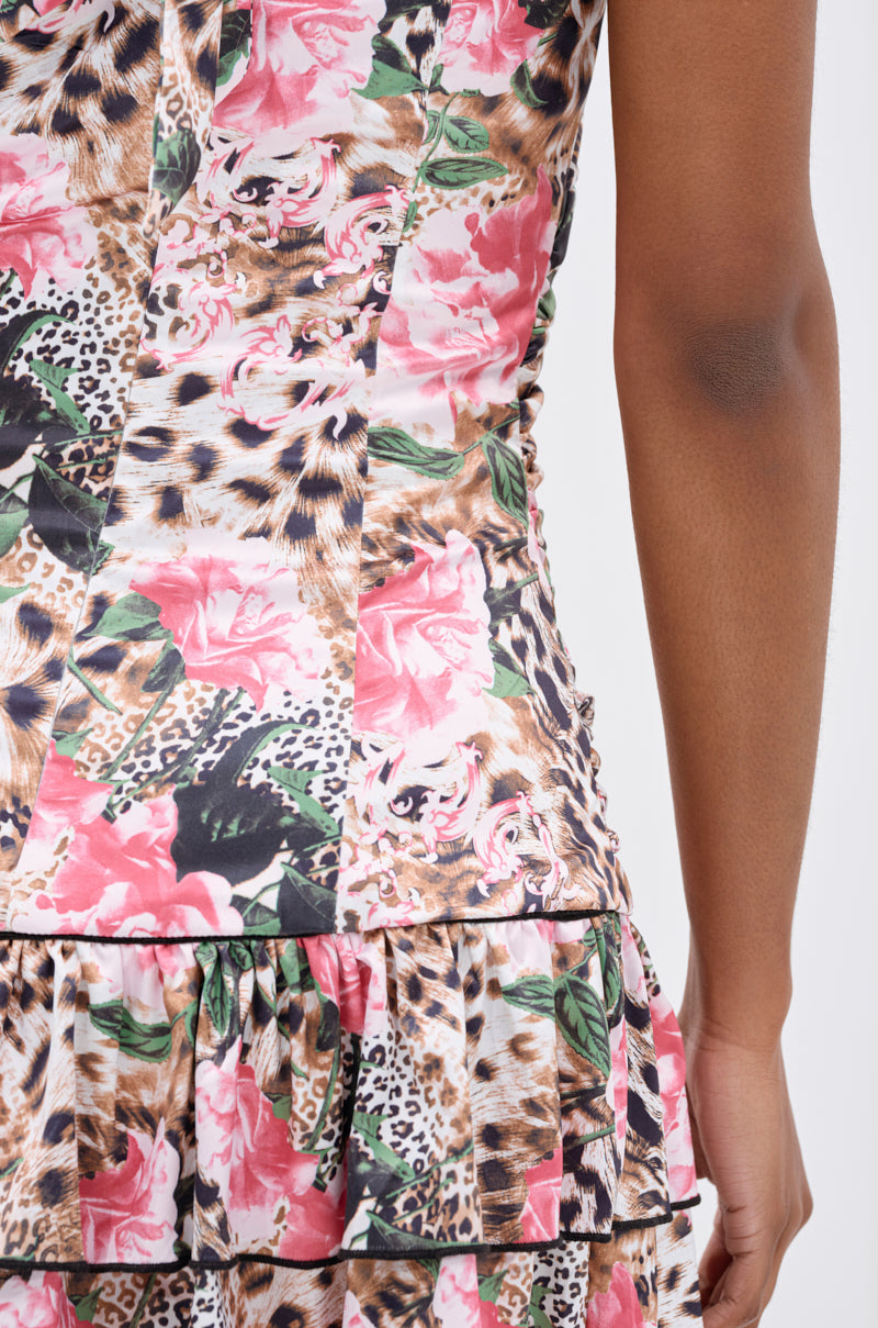 YOUR TYPE PRINTED MINI DRESS