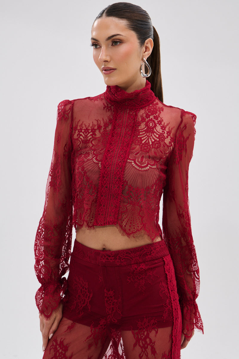 LOVE LOST LACE BLOUSE