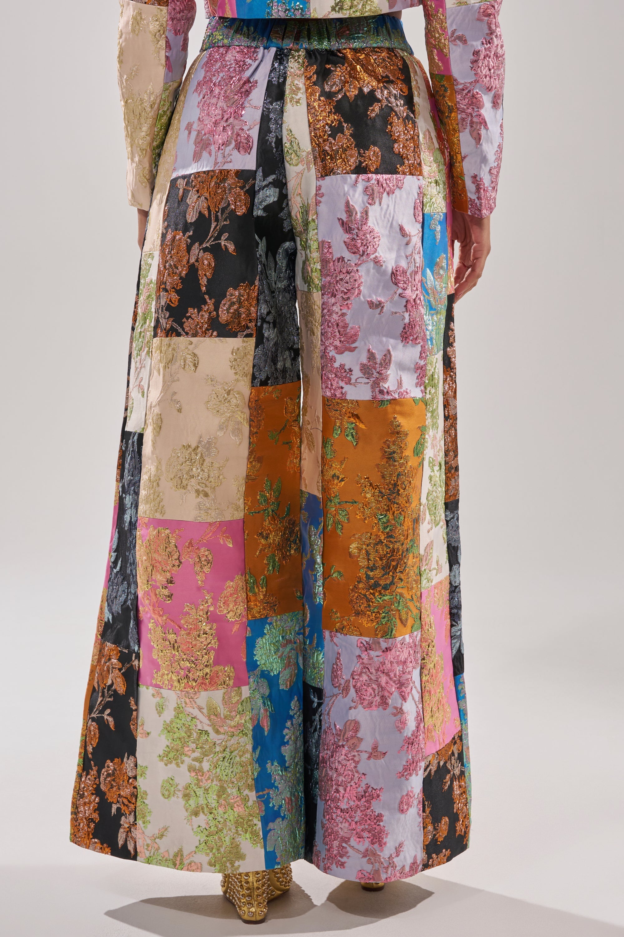 LOLITA PATCHWORK BROCADE TROUSER