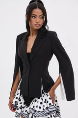 TAKE A PEEK DOUBLE LAYER BLAZER