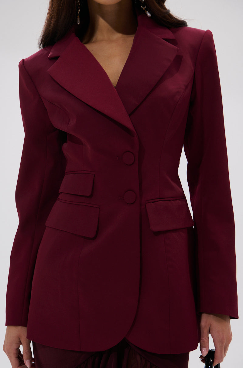 THE BLUEPRINT ASYMMETRICAL BLAZER