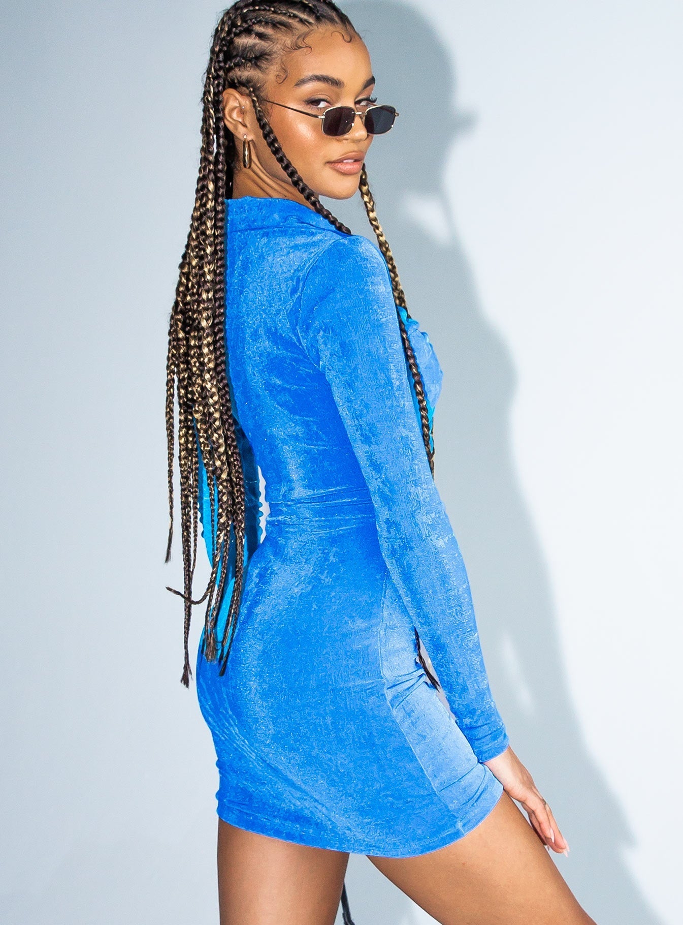 Valerie Mini Dress Blue