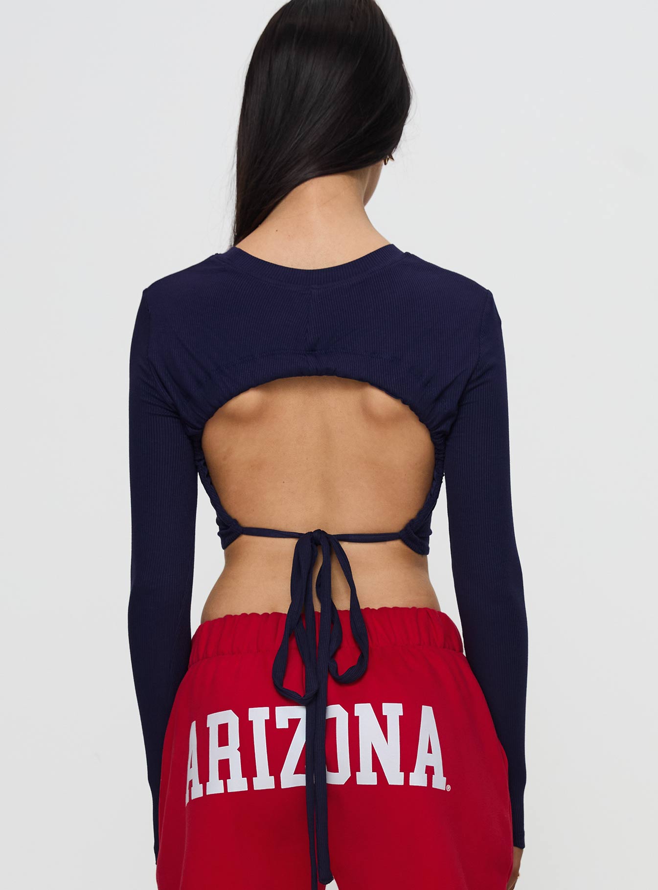 U of A Bring It Back Long Sleeve Top Navy