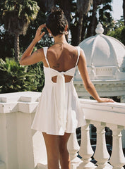 Xanthus Mini Dress White