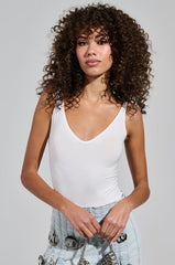 TIME TO GO BODYSUIT IN WHITE