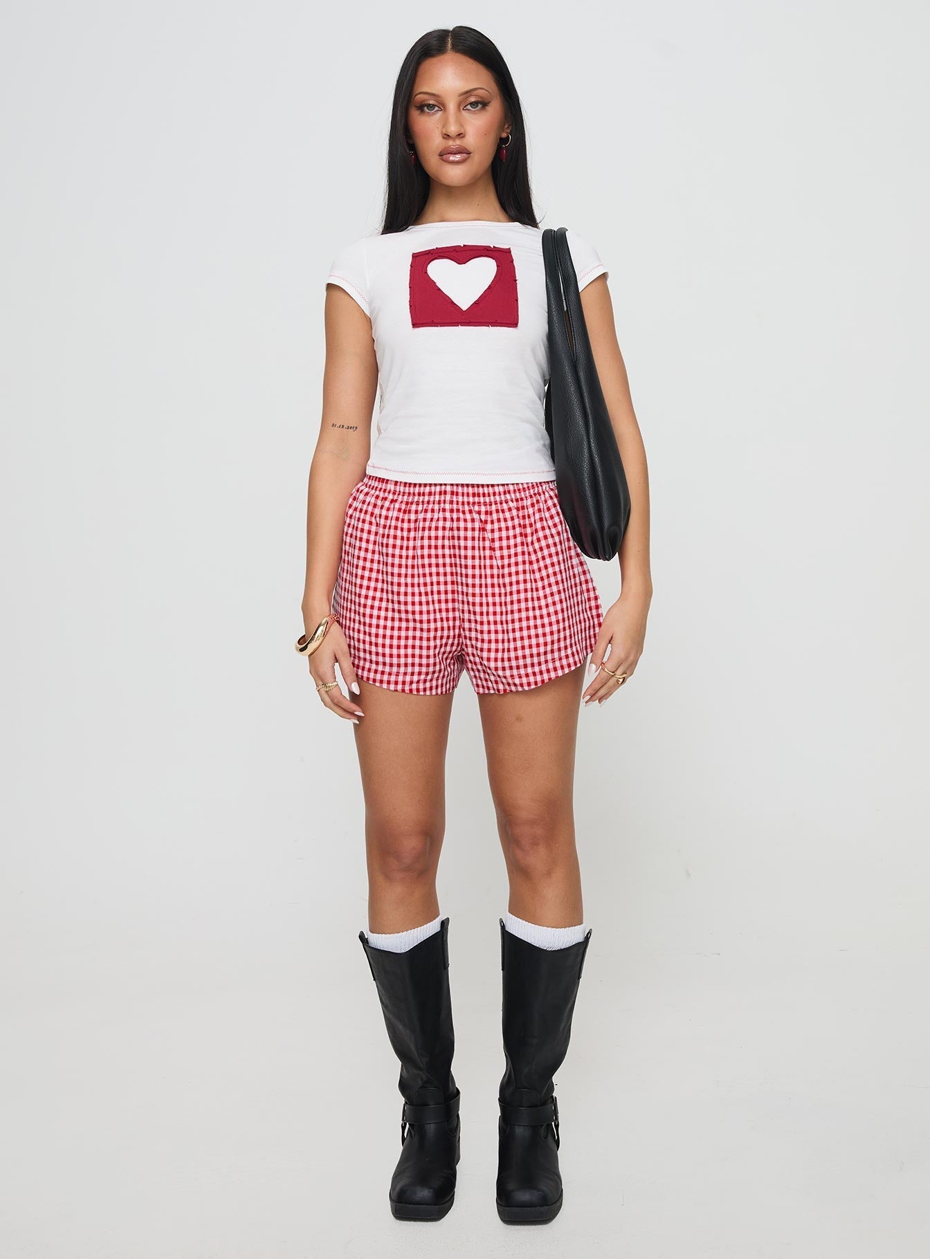 Were Lovers Baby Tee White