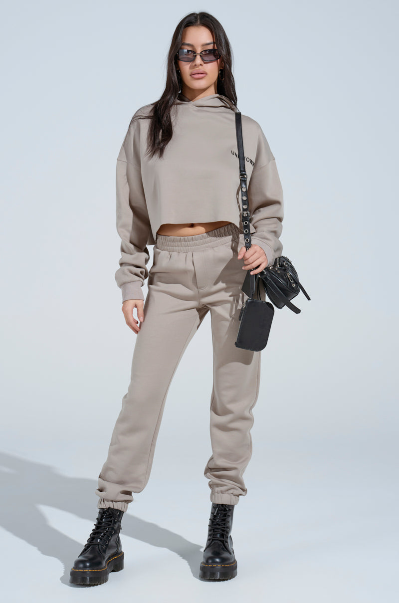 SOURCE UNKNOWN CROPPED SWEATSHIRT