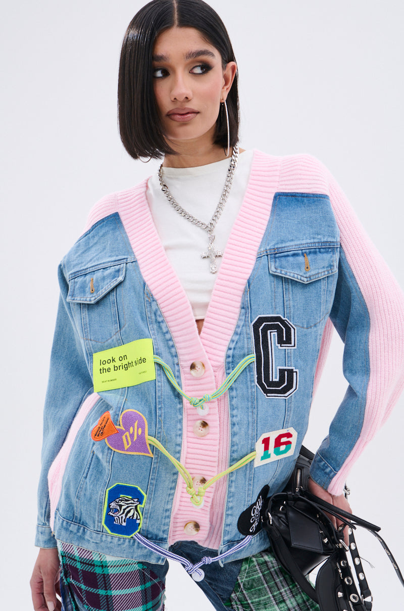 SURGICAL SPLICED CARDIGAN