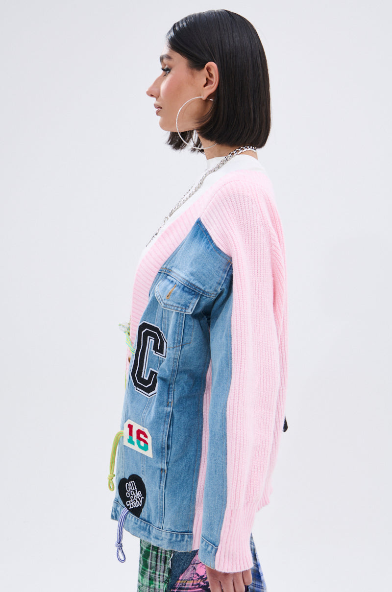 SURGICAL SPLICED CARDIGAN