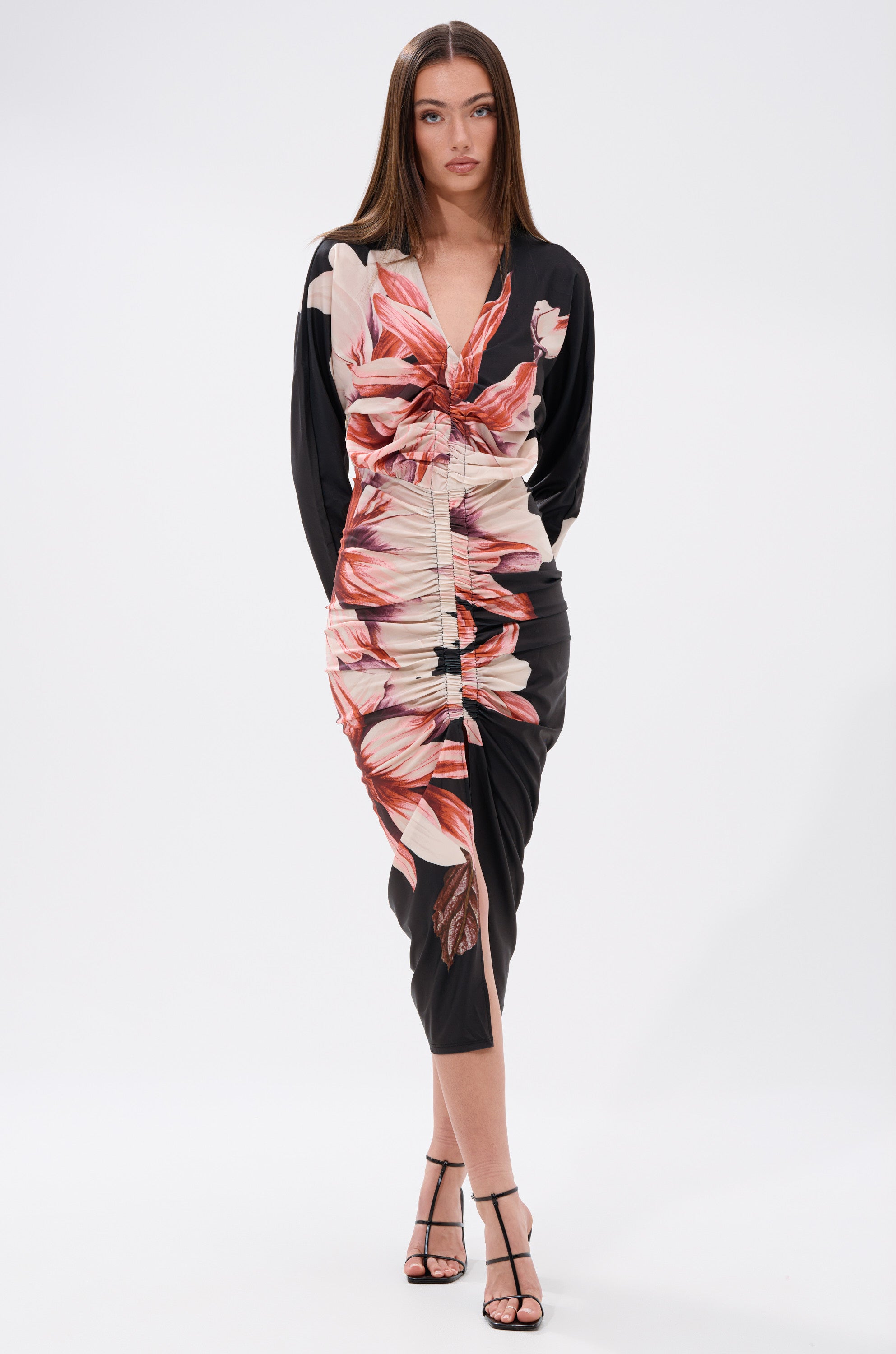 FLORAL BABY MIDI DRESS