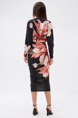 FLORAL BABY MIDI DRESS
