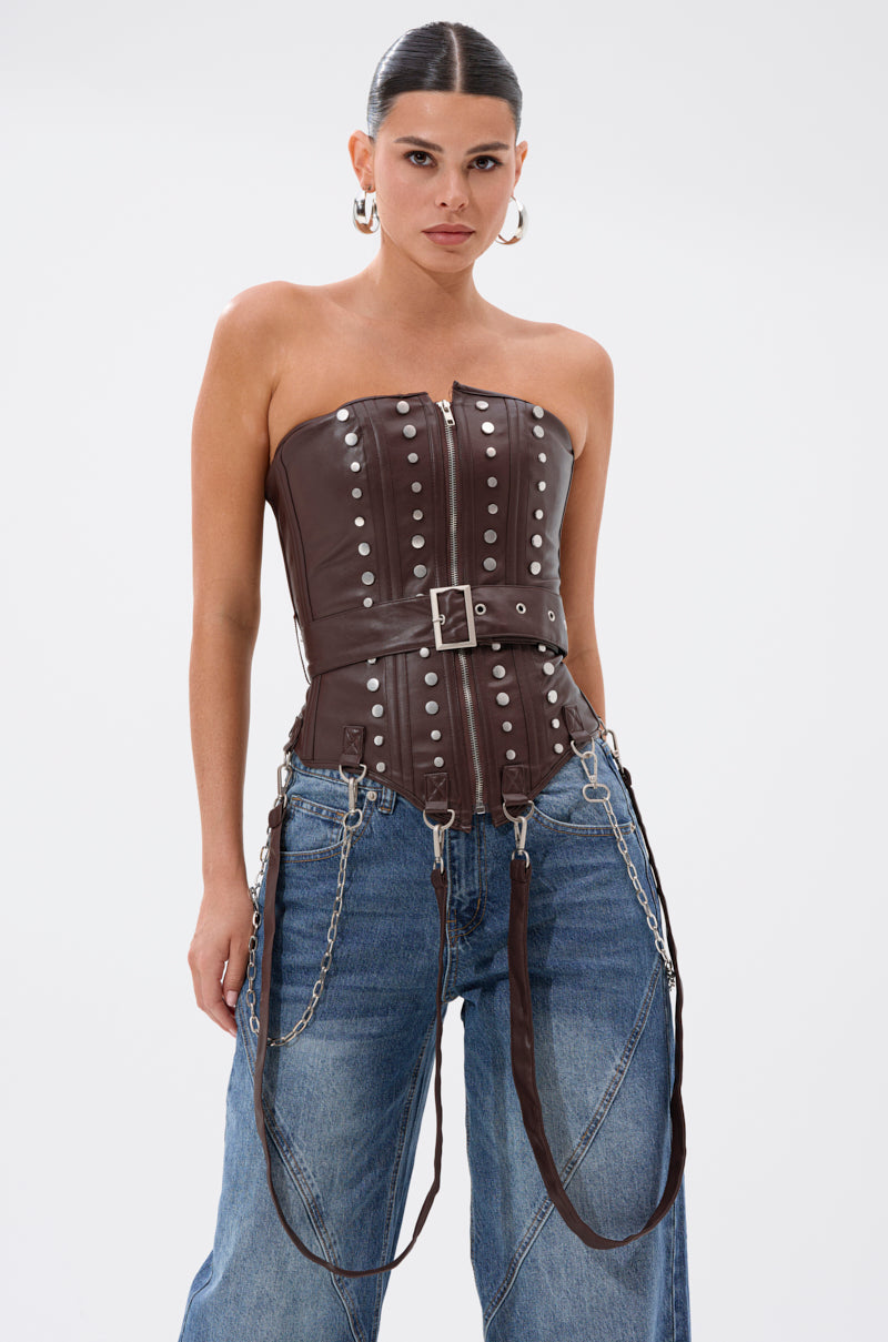 PERK UP EMBELLISHED CORSET