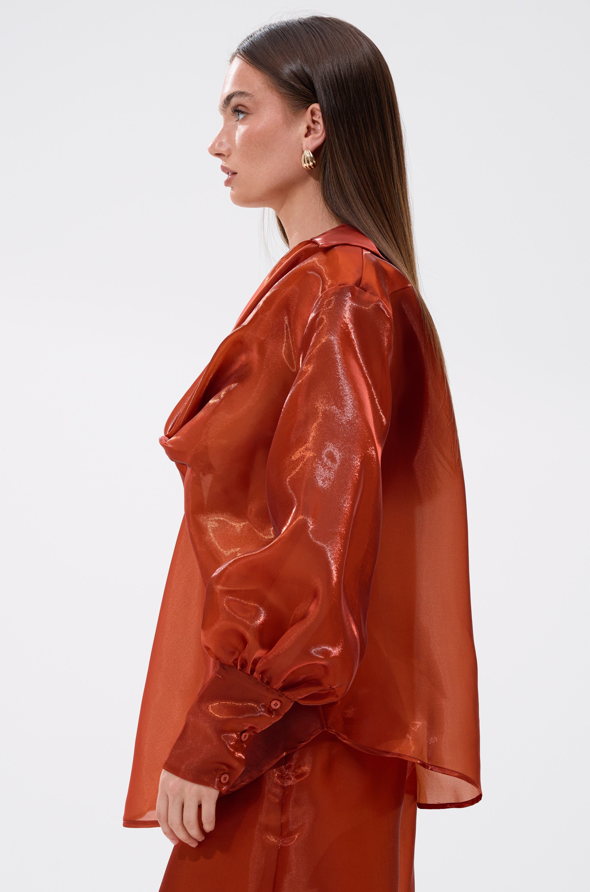 FEELING FREE CHIFFON BLOUSE