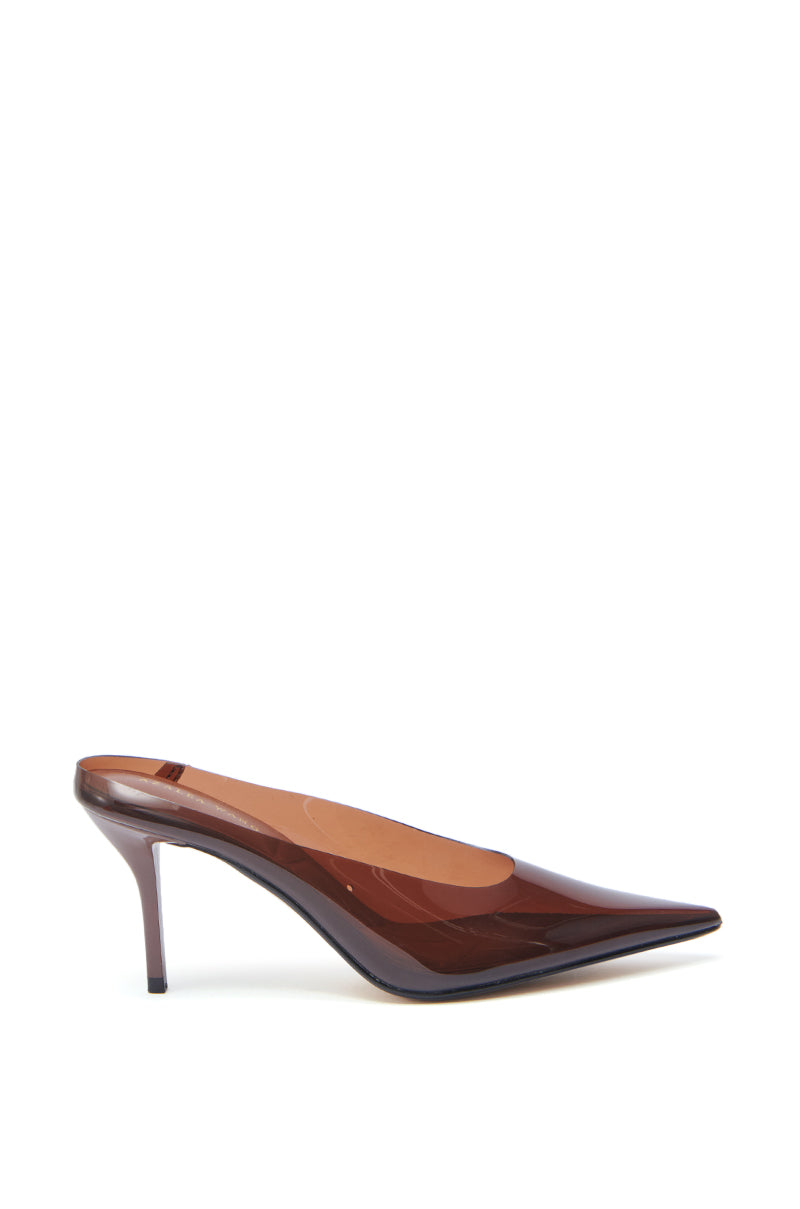 AZALEA WANG EEMIL BROWN PUMP STILETTO