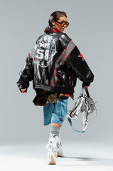 ROADRUNNER EMBROIDERED BOMBER