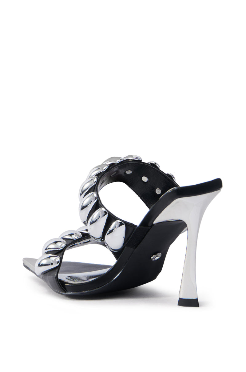 AZALEA WANG JABARI BLACK STILETTO SANDAL