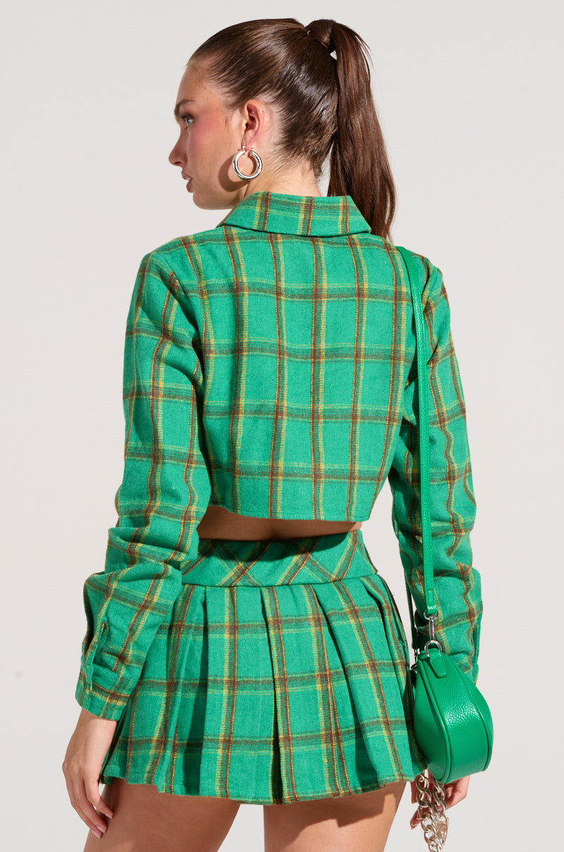 LUCKY GIRL BUTTON DOWN SHIRT