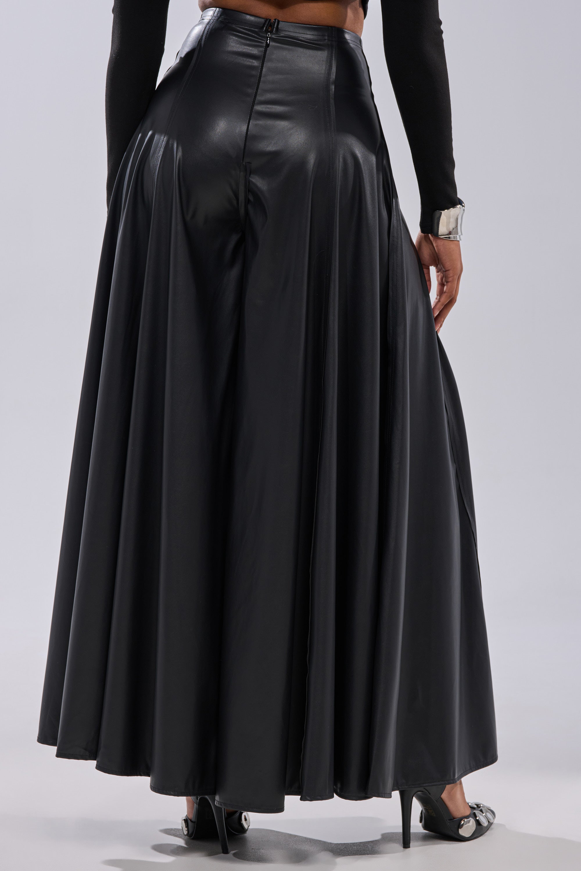 GALAXY FAUX LEATHER TROUSER