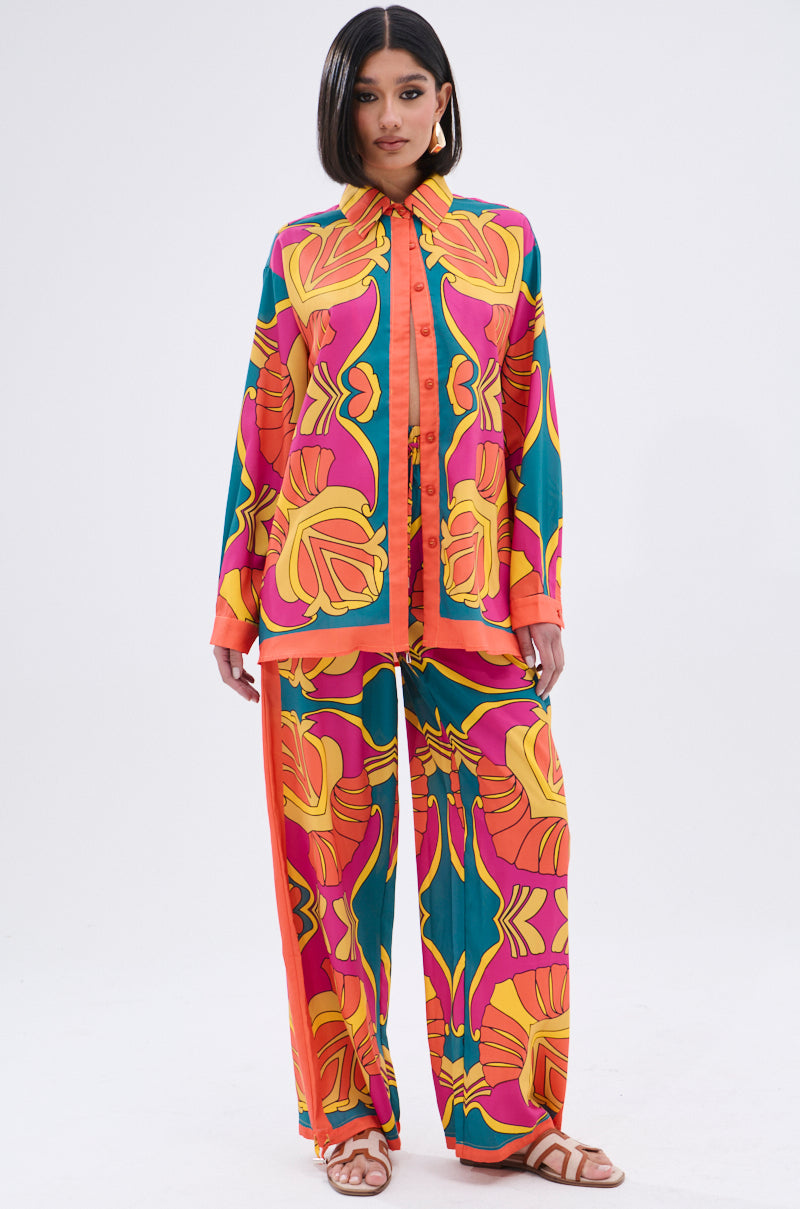 TROPICAL DREAMS WIDE LEG PANT
