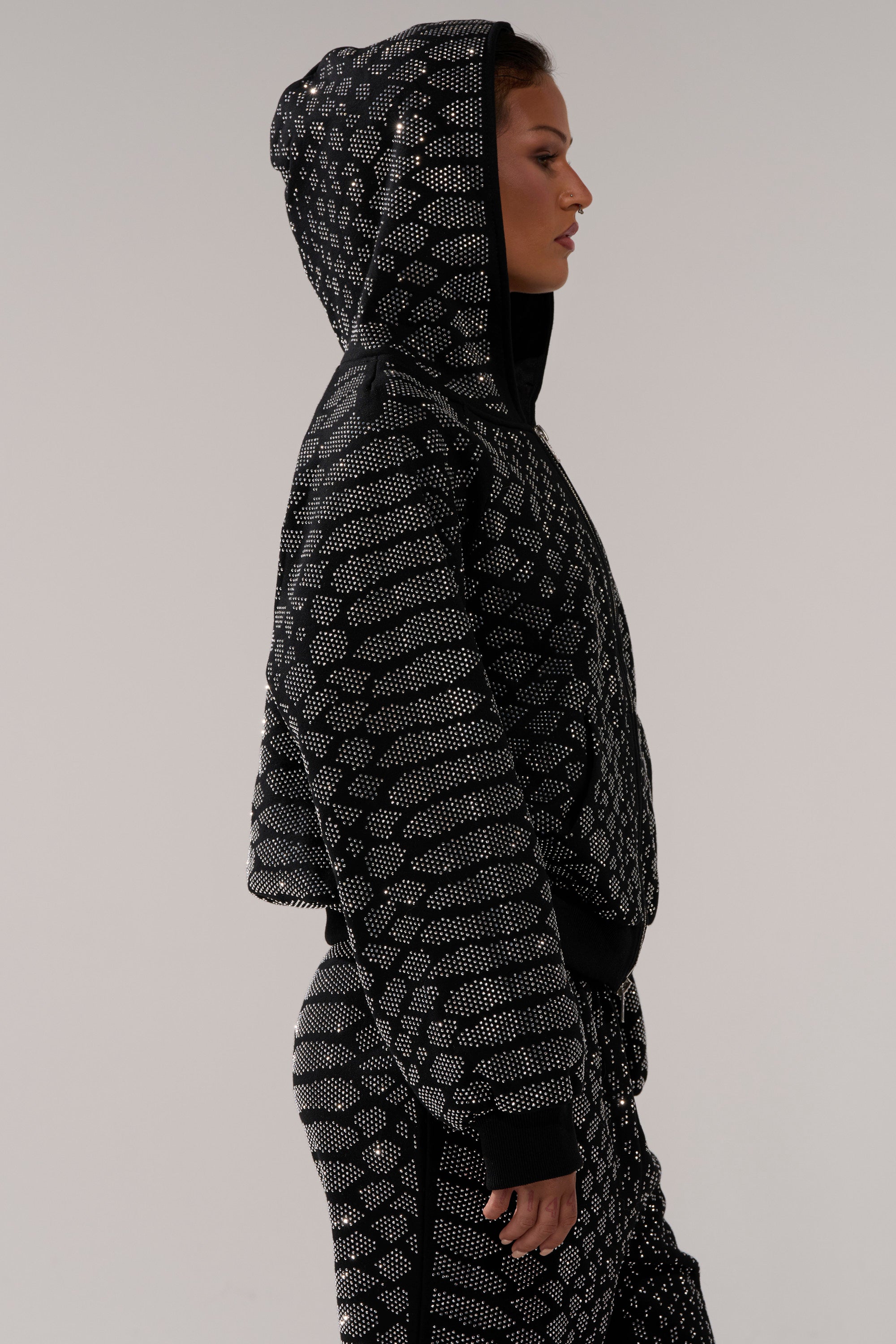 SNEAKY LITTLE SNAKE ZIP UP SWEATSHIRT